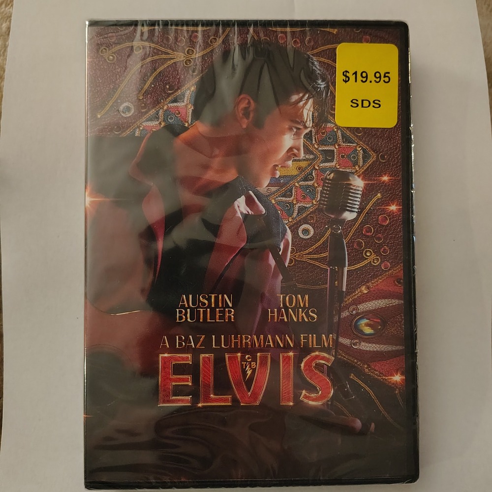 NWT Elvis Movie DVD Austin Butler Tom Hanks Baz Luhrmann Biopic Rock and Roll